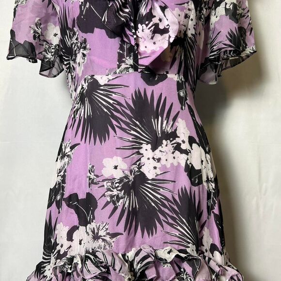 VIVA AVIVA Women's Maxi silk floral Leilani Dress size 2 - Picture 3 of 8